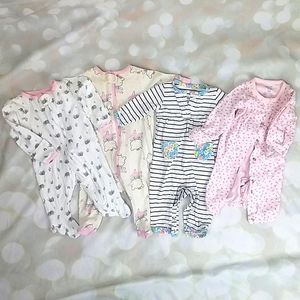 Baby Girl Footies Bundle